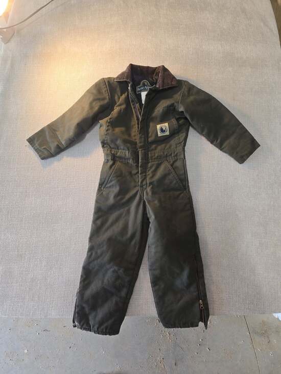 Berne Apparel Other - Vintage Berne Apparel Youth Insulated Quilted Jumpsuit Coveralls Size Small 6-8
